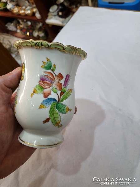 Herendi viktória mintás porcelán váza