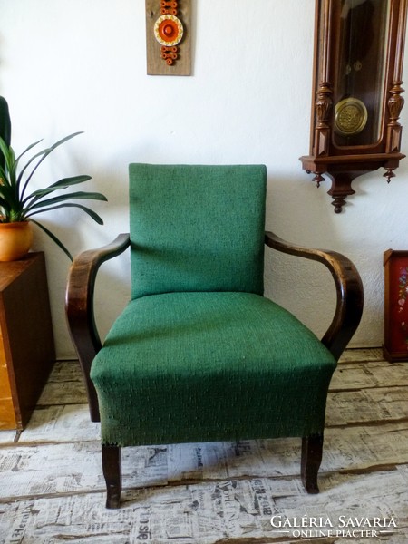 Beautiful antique bent armchair