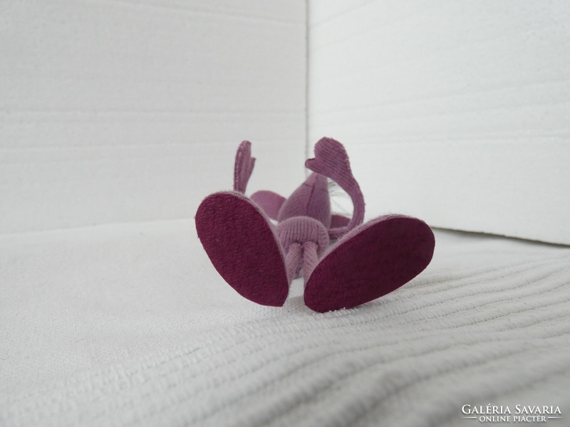 Foky otto puppet - mirr murr - cin-cin, the little mouse - 13 cm - textile-leather handwork -