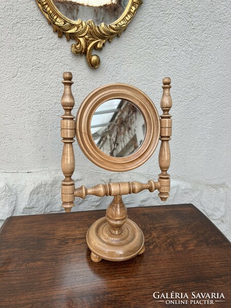 Tin German style table mirror
