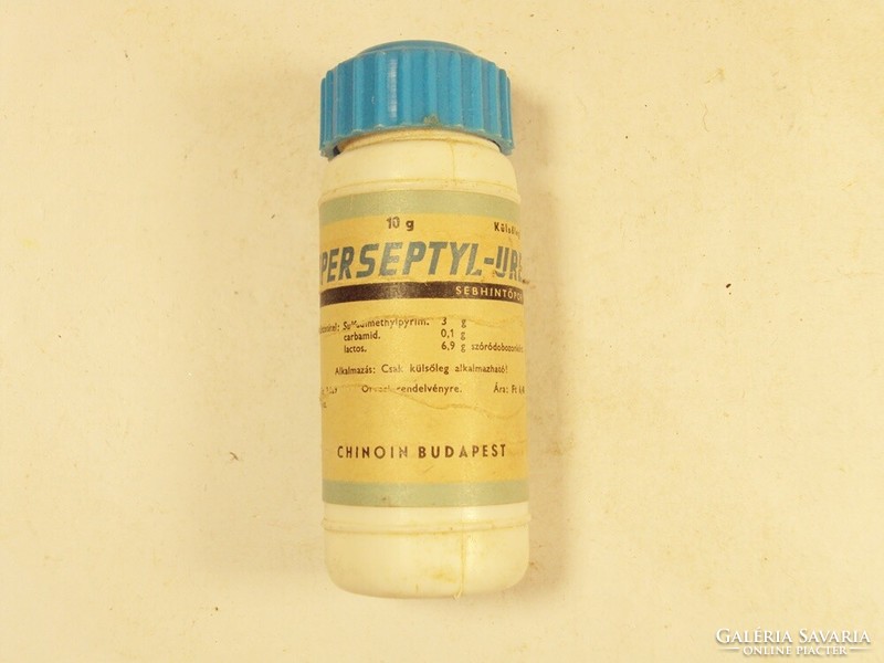 Retro superseptyl-urea wound dressing powder box - chinoin manufacturer - from the 1970s