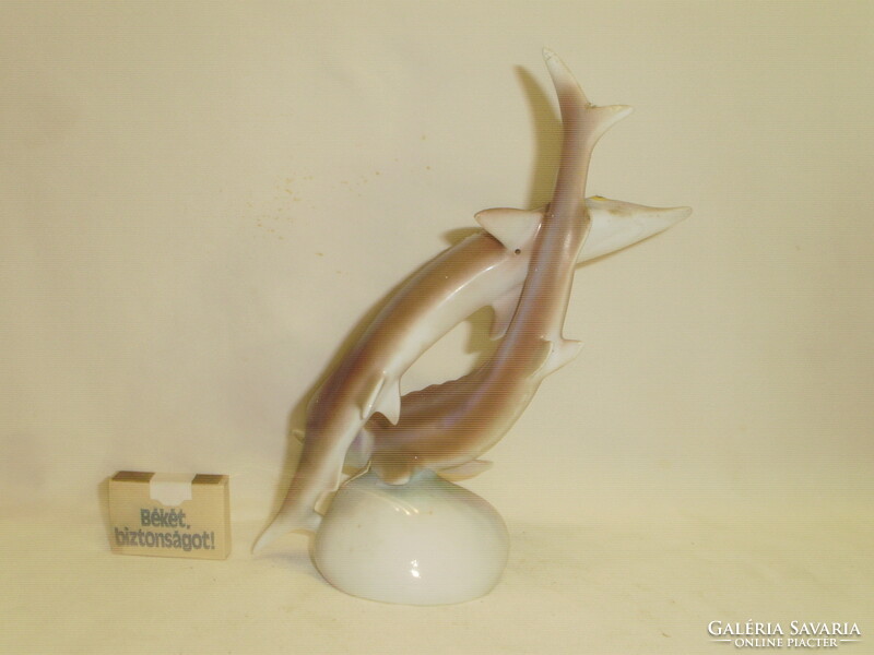 Raven House fish figurine, nipp - 23 cm