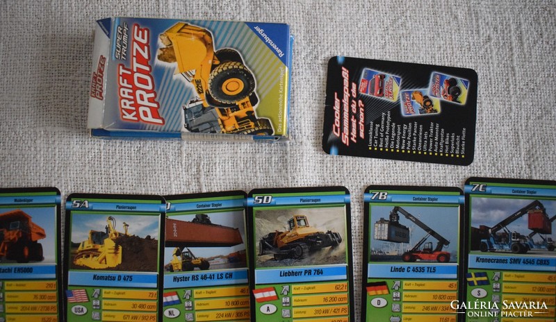2 Decks of car cards used game, ravensburger, quiz quartet