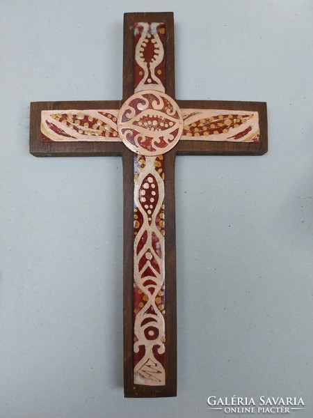 Fire enamel cross