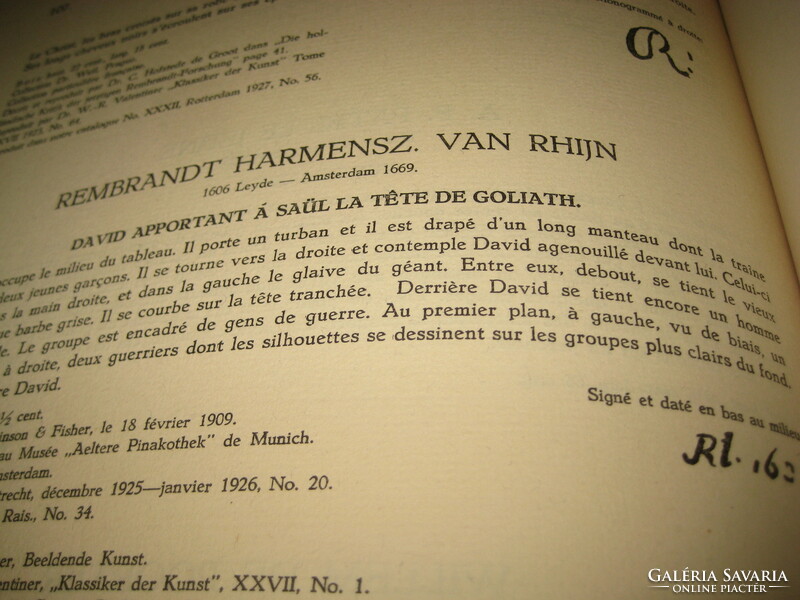 A  Collection  Goudstikker Amsterdam   gyűjtemény  katalogusa 1927 , limitált   sorszámozott
