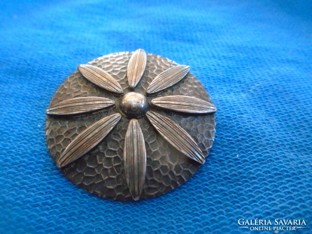 Old brooch, unique industrial artist product