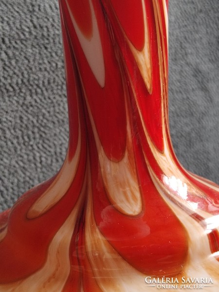 Large carlo moretti opaline florance glass vase