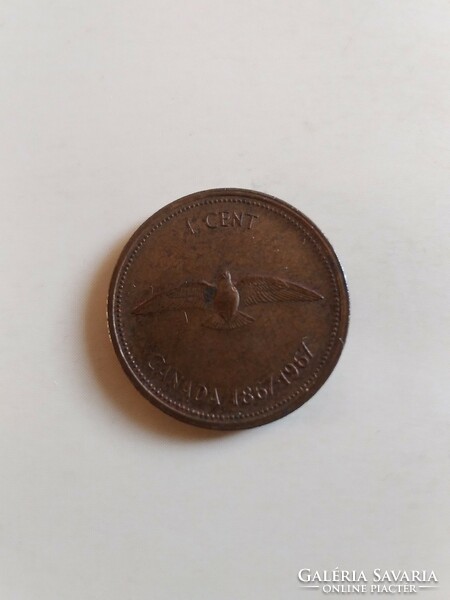 1967. Canada 1 cent.