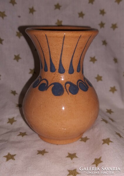Kerámia váza Hollókő 8 cm