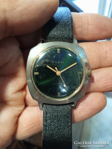 Ruhla men's wristwatch from the late 50s, excellent for collectors.