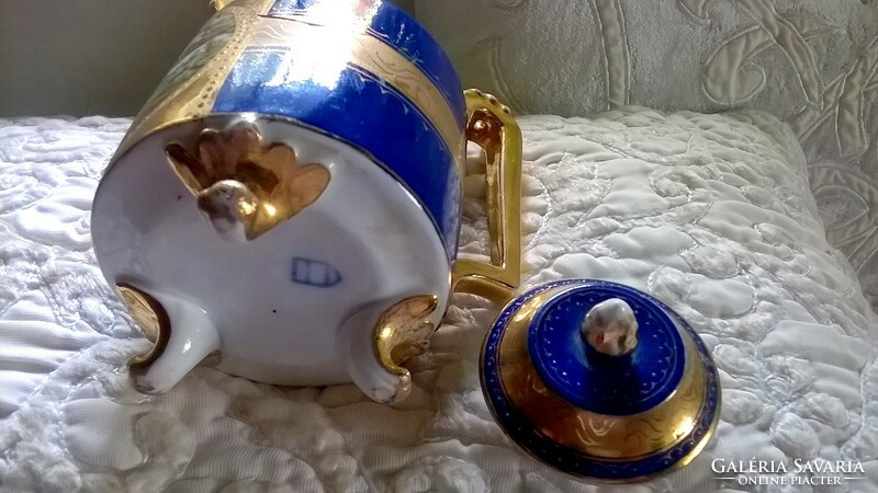 Original alt wien marked porcelain coffee pot with lid - art&decoration