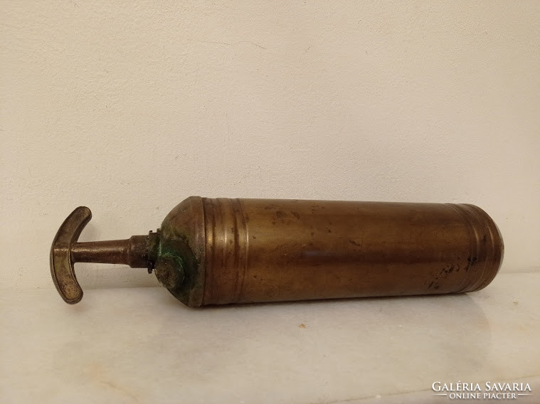 Antique English wall fire extinguisher fire extinguisher