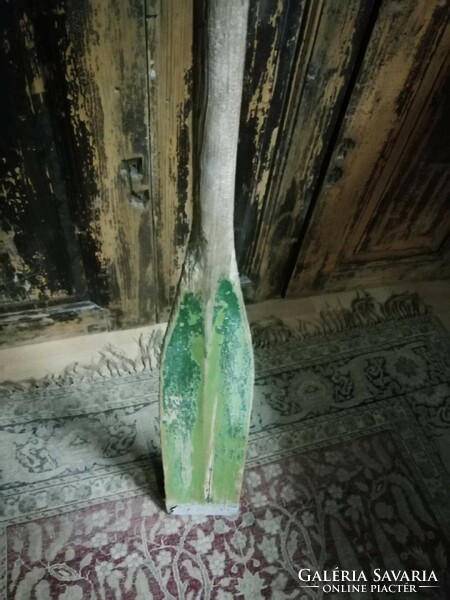 Wooden oar, old worn oar for sale as decoration