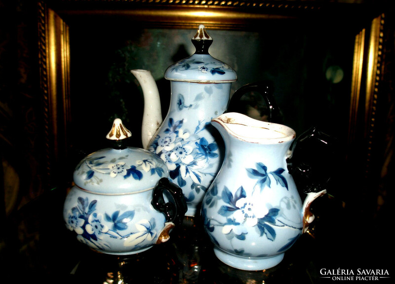Antique Bieder coffee service: milk jug with sugar holder - art&decoration