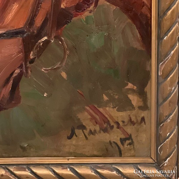 With illegible mark, 1907: horse portrait f645