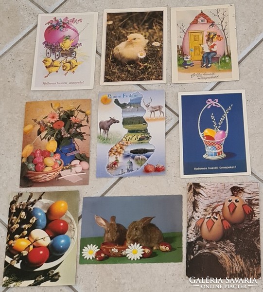 Új postatiszta húsvéti retro képeslap csomag gyűjtemény
