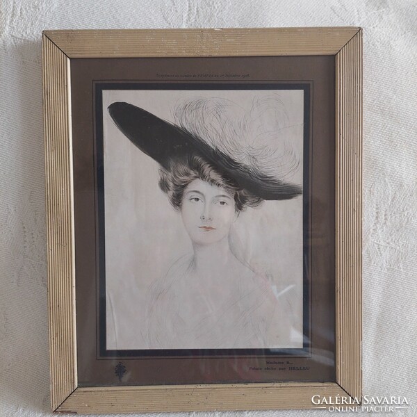 César Paul's lithograph of Madame Hellen from the 1900s!