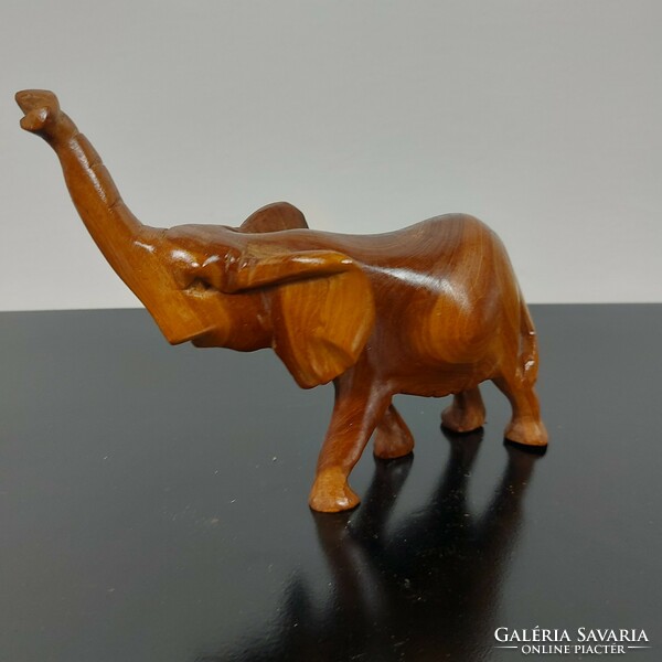 Elephant carved from wood