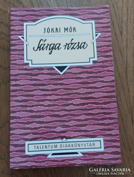 Jókai Mór yellow rose - literature, novel, book