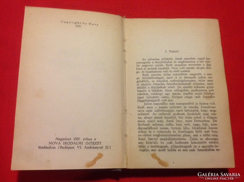 KIRÁLYHEGYI PÁL:  A FÉRFI JÖN-MEGY 1937. I. kiadás