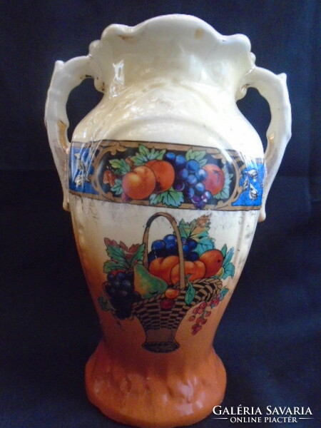 More than 100 years old majolica vase from France