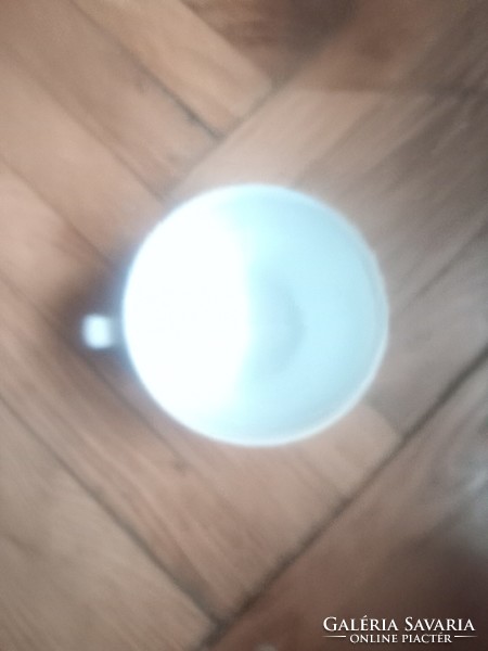 Meseszép Alföldi porcelán csésze a gyár első jelzésével