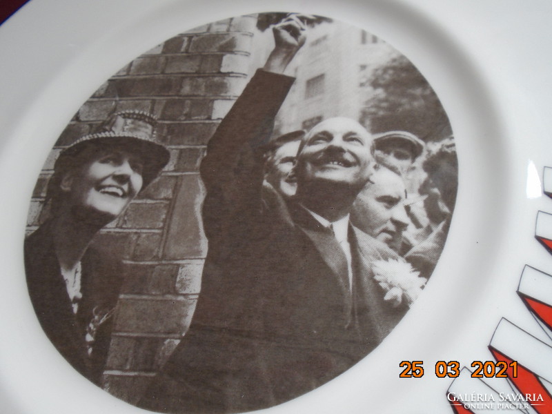 40th anniversary of the 1945 Clement Attlee English Labor government, the founder of the 