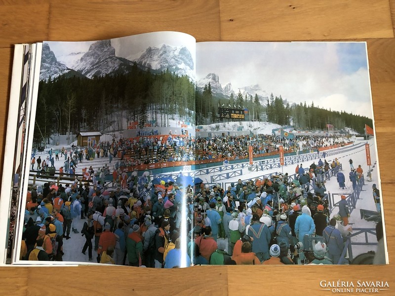 XV. Olympische Winterspiele (Téli Olimpiai játékok ) - Calgary 1988 - német nyelvű könyv