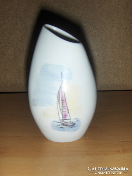 Aquincum porcelain vase with a memorial to Lake Balaton (20 / d)