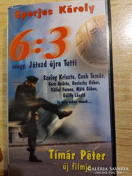 6:3 avagy játszd újra Tutti  az évszázad mérkőzése  VHS kazetta Eperjes