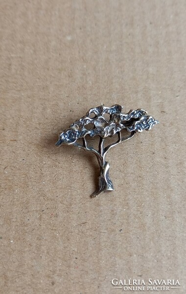 Az élet fája ezüst bross