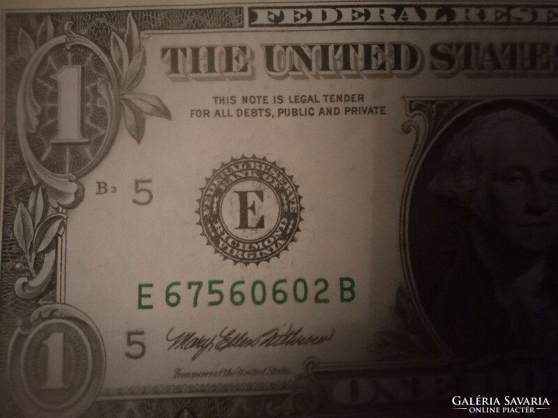 1 USA dollár UNC "E" Richmond Virginiai