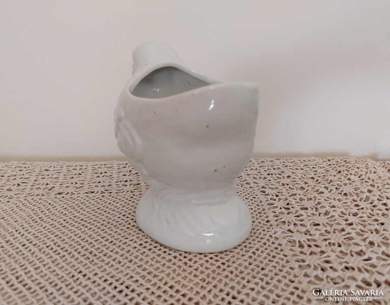 Húsvéti porcelán fehér csirke dekorációs kaspó váza