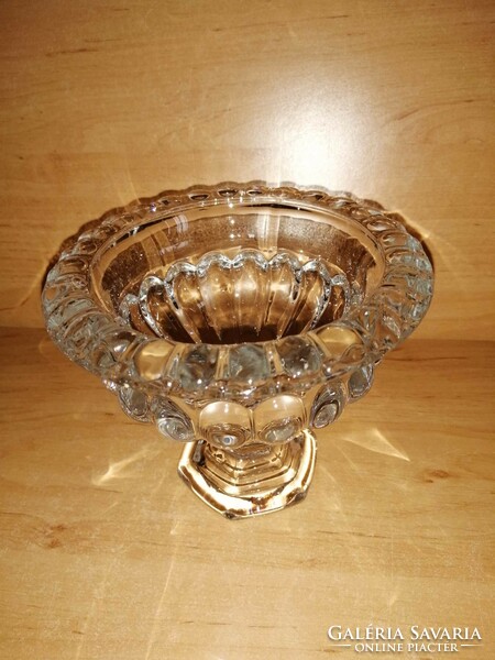Thick glass goblet with base 12 cm (19/d)