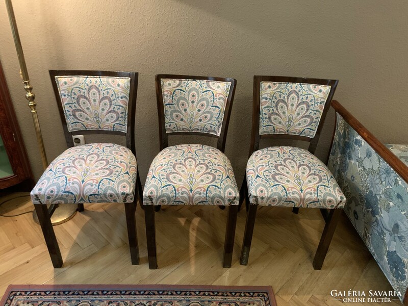 Refurbished art deco chairs