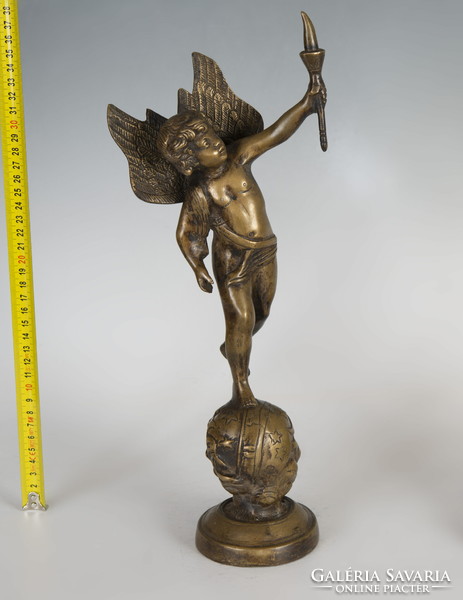 Angyal szobor (bronz és réz ötvözet)
