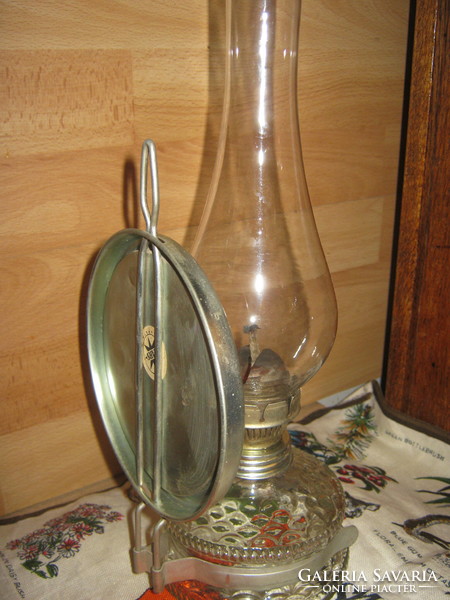 Retro kerosene lamp with mirror