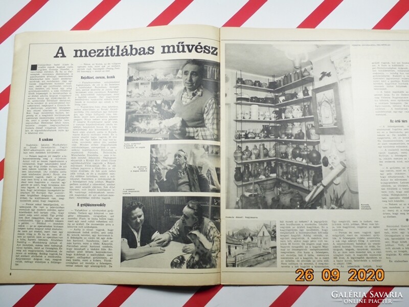 Old retro newspaper - women's magazine - 1980. April 12. - Birthday present