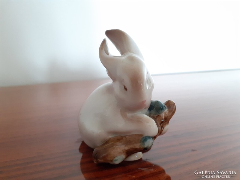 Old Zsolnay porcelain bunny vintage DIY rabbit
