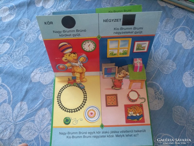 Shapes and colors, 3d storybook, negotiable
