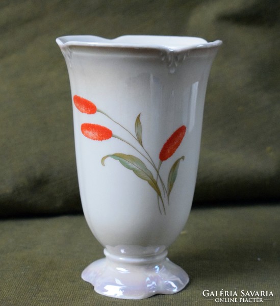 Régi Drasche porcelán váza váza 10,5 x 16 cm