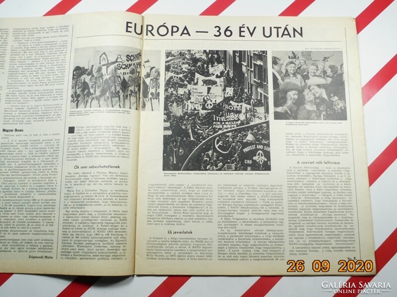 Régi retro újság - Nők lapja - 1981. május 9. - Születésnapra ajándék