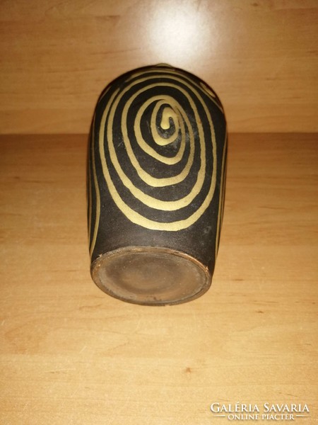 Iparművész kerámia váza 20 cm magas (2/d)