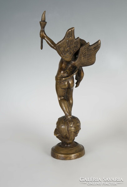 Angyal szobor (bronz és réz ötvözet)