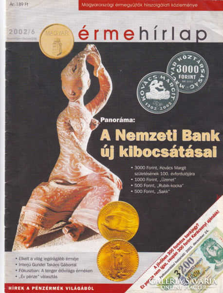 Hungarian coin newsletter - news from the world of coins - 2002-2003-2004 - HUF 400/piece