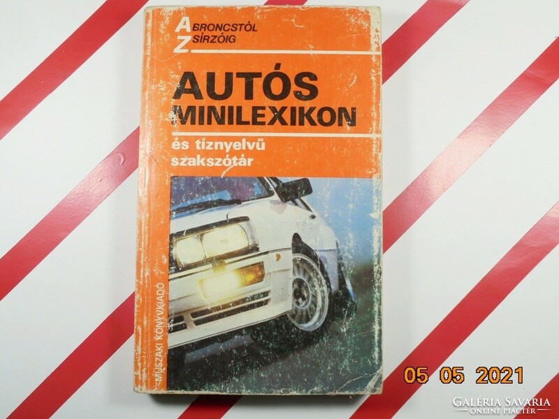 From tires to grease, a car mini-lexicon and ten-language specialist dictionary