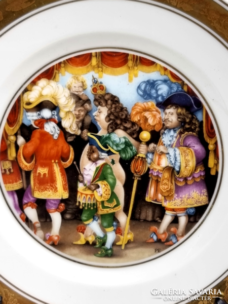 Royal Copenhagen 1975 The Emperor's New Clothes Plate~Hans Christian Anderson~Fairytale Plate