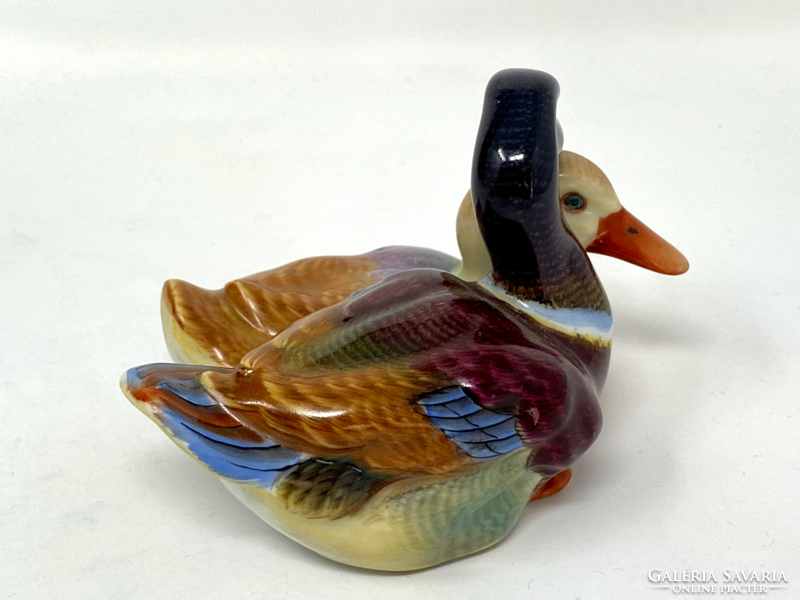 A pair of Herend porcelain ducks in perfect condition