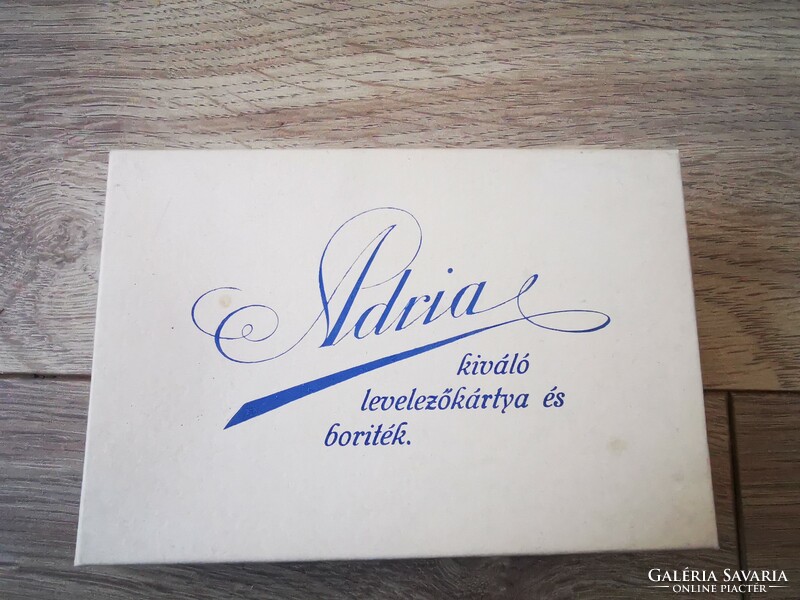 Adria excellent postcard and envelope box