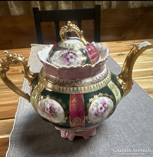 Porcelain teapot. Unmarked